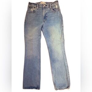 Abercrombie & Fitch Light Blue Vintage Flare Ultra High Rise Jeans, Size 4